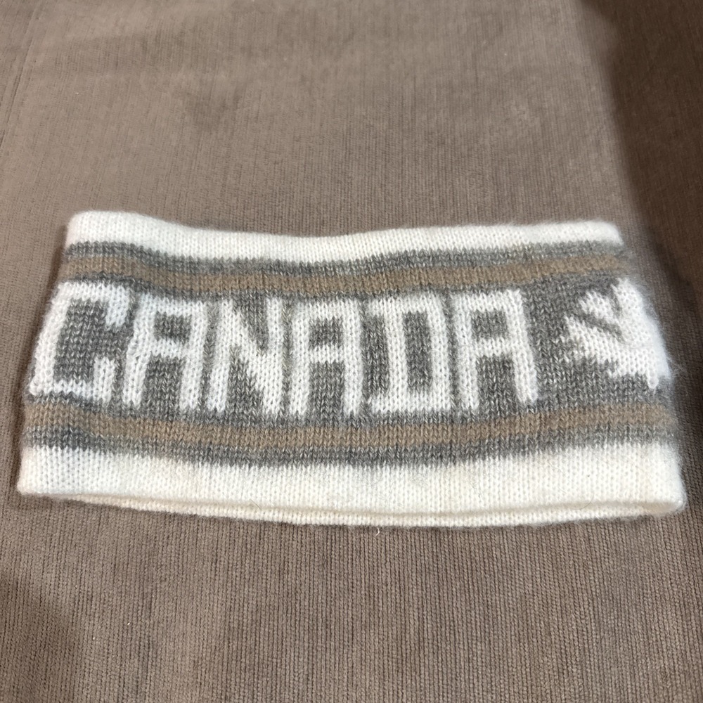 Vintage Headgear Headband Canada With Maple Leaf Wool Blend Snow Winter Ski Soft